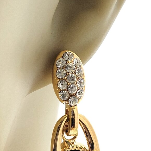 Black and Gold Earrings - Picture 10 of 16